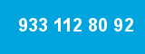 933 112 80 92 933 112 80 92